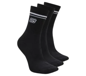 3-pack låga varsity-strumpor för dam