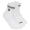 3-pack ribbade låga strumpor för flickor 3-pack ribbade låga strumpor för flickor
