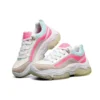 Ampp”D Low-Top Vit/Blå/Rosa