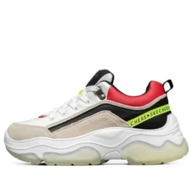 Ampp”D Low-Top Vit/Röd/Kastanj