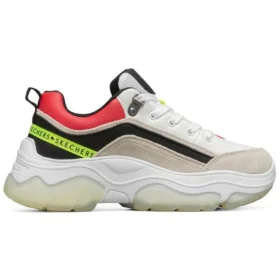 Ampp”D Low-Top Vit/Röd/Kastanj