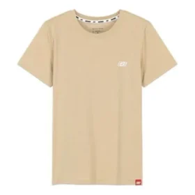 Athleisure Casual Sports Knit Rund hals Kortärmad Brun