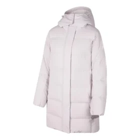 BASIC lång dunjacka ”Pink”