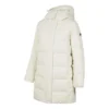 BASIC lång dunjacka ”White”