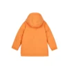 BASIC Vävd dunjacka i medellängd med bokstavstryck ”Orange White”