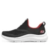 Bekväma slip-on-skor ”Black Red”