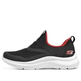 Bekväma slip-on-skor ”Black Red”