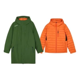 Casual 2-i-1-jacka med huva ”Grön Orange”