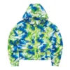 Casual Camo-jacka med huva ”Green Blue”