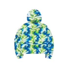 Casual Camo-jacka med huva ”Green Blue”