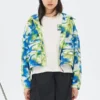 Casual Camo-jacka med huva ”Green Blue”