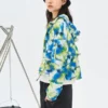 Casual Camo-jacka med huva ”Green Blue”