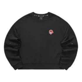 Casual Crew-tröja ”Black Red”