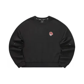 Casual Crew-tröja ”Black Red”