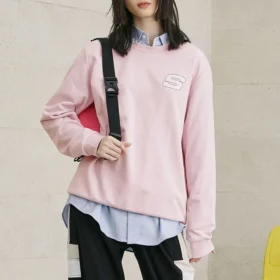 Casual Crew-tröja ”Pink”