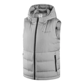 Casual dunväst med huva ”Grey”