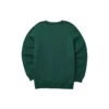 Casual Graphic Crew Sweater ”Green White”