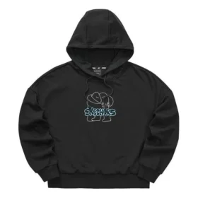 Casual Graphic Hoodie ”Black”