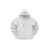Casual-jacka med huva ”Black White Olive Green”