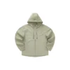 Casual-jacka med huva ”Black White Olive Green”