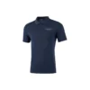 Casual kortärmad polotröja med tryckta bokstäver ”Navy”