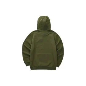 Casual Letter Printed Hoodie ”Green White”