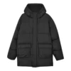 Casual lång dunjacka ”Black”