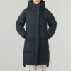 Casual lång dunjacka ”Black”