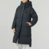 Casual lång dunjacka ”Black”