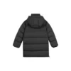 Casual lång dunjacka ”Black Teal”