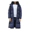 Casual lång dunjacka ”Navy”