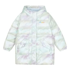 Casual lång dunjacka ”White”