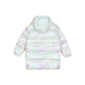 Casual lång dunjacka ”White”