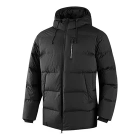Casual Medium Down Jacket ”Black”