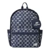 Casual ryggsäck med bokstavstryck ”Navy White”
