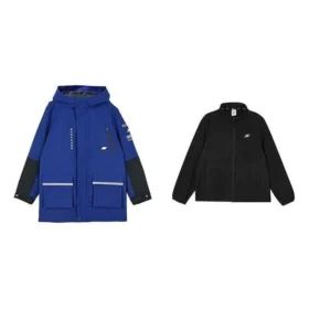 Casual Series 3-i-1-jacka med huva ”Black Blue”