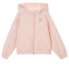 Casual Series Letter Printed Knitted Jacket ”Pink”