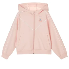 Casual Series Letter Printed Knitted Jacket ”Pink”