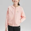 Casual Series Letter Printed Knitted Jacket ”Pink”