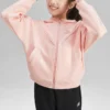 Casual Series Letter Printed Knitted Jacket ”Pink”