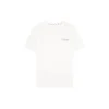 Casual sport-T-shirt med korta ärmar ”White Yellow”
