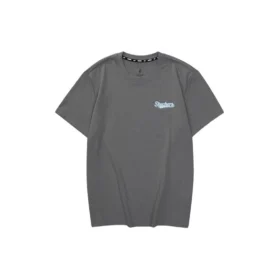 Casual T-shirt med tryck ”Grey Blue”