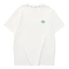 Casual T-shirt med tryck ”Vit Blå”