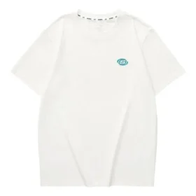 Casual T-shirt med tryck ”Vit Blå”