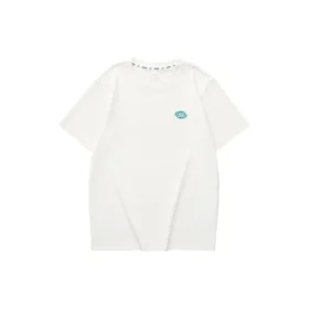 Casual T-shirt med tryck ”Vit Blå”