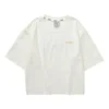 Casual T-shirt med tryck ”White Red”