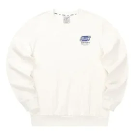 Casual tröja med bokstavstryck ”White”