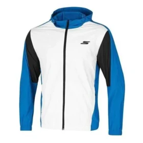 Casual Woven Jacket ”White Blue”