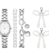 Charm Pearl Bows klockor Charm Pearl Bows klockor