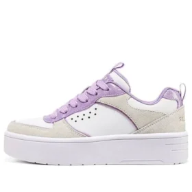 Court High ”White Beige Purple”